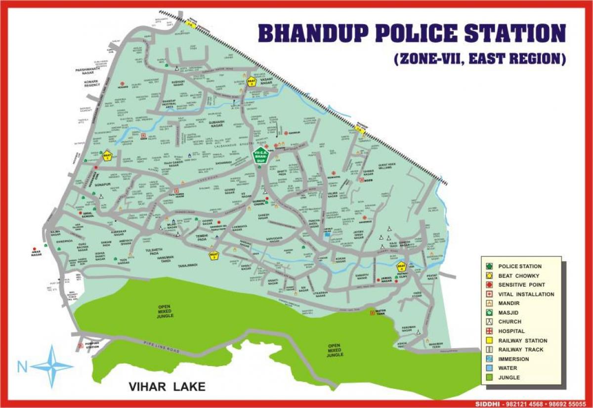 Мумбаи Bhandup карте
