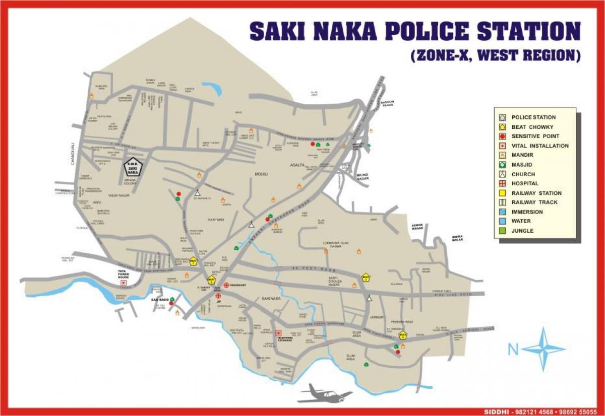 Мумбаи Sakinaka карте