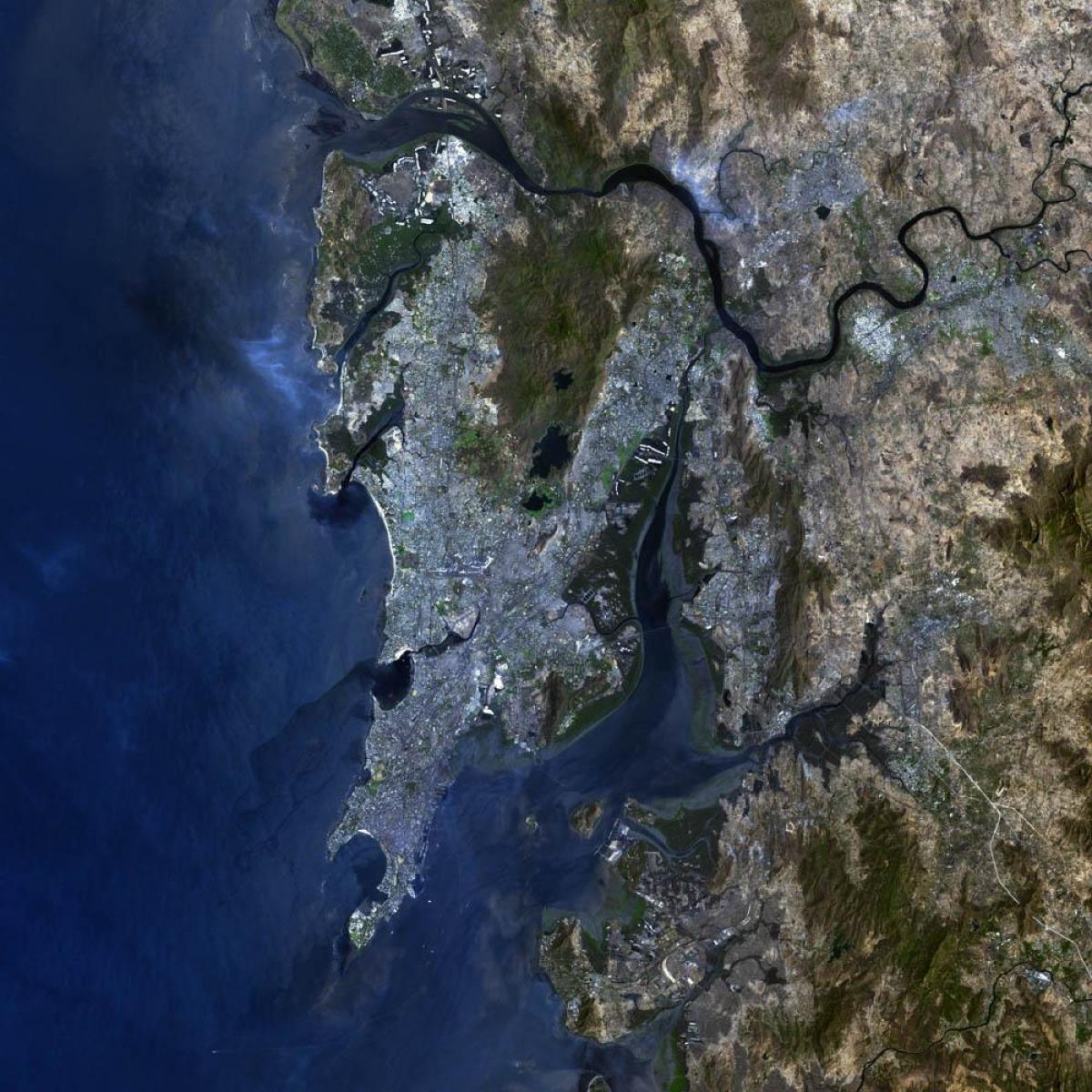 спутниковая карта Мумбаи