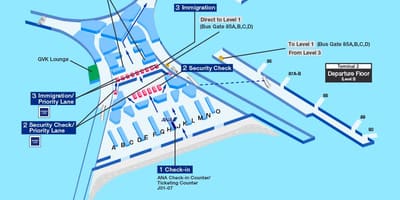 Карту аэропорта Мумбай