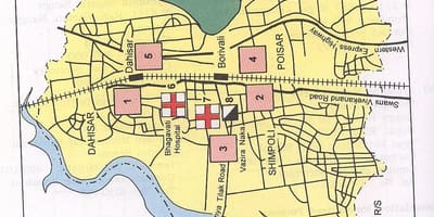 Карта Dahisar Мумбаи