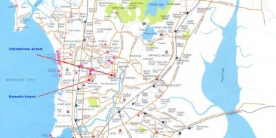 Карта Мумбаи тхане